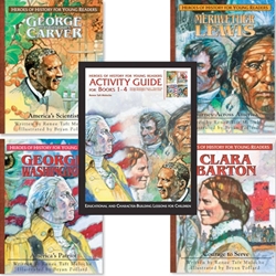 HEROES OF HISTORY FOR YOUNG READERS<br>Activity Complete Pack for books 1-4