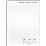 2026 PERSONAL PRAYER DIARY/DAILY PLANNER<BR>Extra Note Pages
