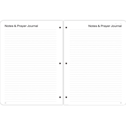 2023 PERSONAL PRAYER DIARY/DAILY PLANNER<BR>Extra Note Pages
