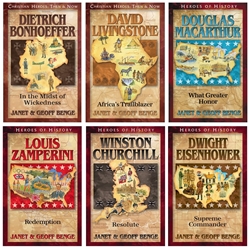 CHRISTIAN HEROES: THEN & NOW and HEROES OF HISTORY<br>For Rooted in Rest - Jesse's Summer Reading Bundle -Six Paperback Books