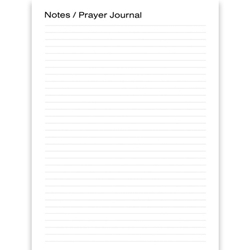 2020 Personal Prayer Diary Daily Planner Extra Note Pages 81217